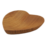 Mangkuk Hati Kayu Jati 