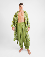 Infinity Squared Avocado Organic Cotton Balloon Pants, 3 sizes