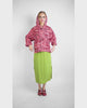 Claret Organic Cotton Organza Hoodie, 2 sizes
