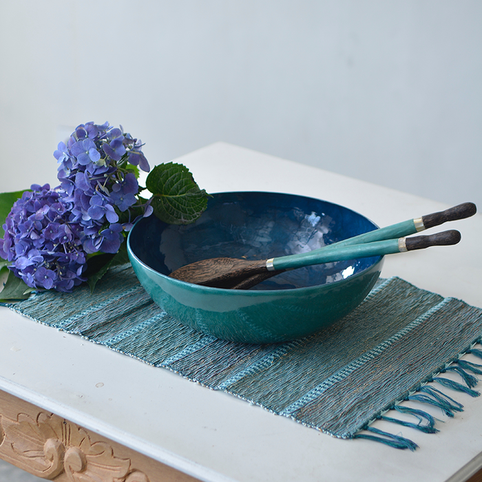 Water Capiz Shell Salad Bowl