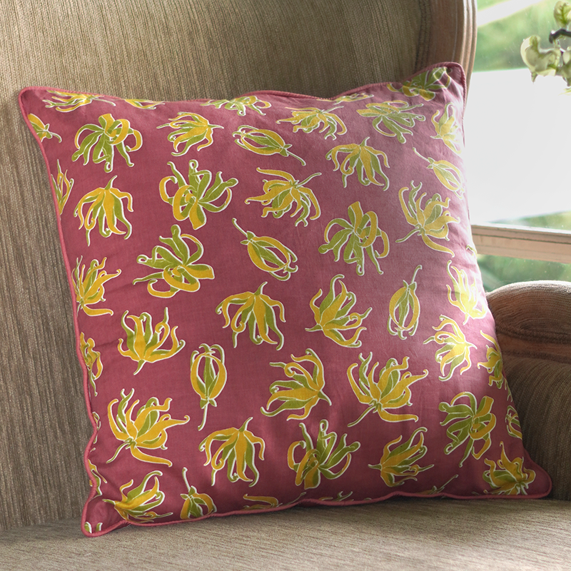 Sarung Bantal Ylang Ylang Mulberry, 45cm - SALE HOMEWARES