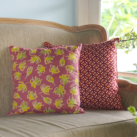 Sarung Bantal Ylang Ylang Mulberry, 45cm - SALE HOMEWARES