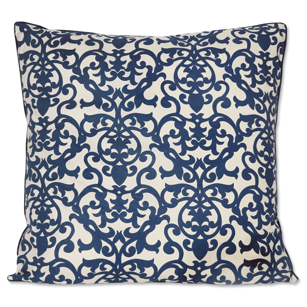Florence Indigo Cushion Cover, 65 cm