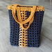 Crochet Mini Square Bag Dark - SALE CLOTHING & KIDS