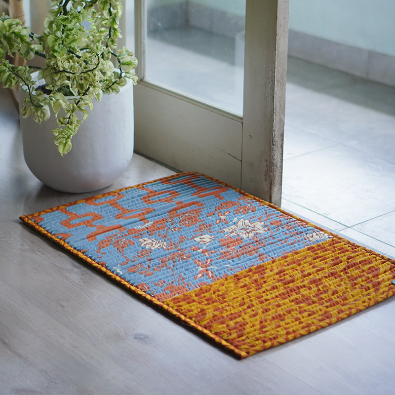 Blue Spice Corded Mat