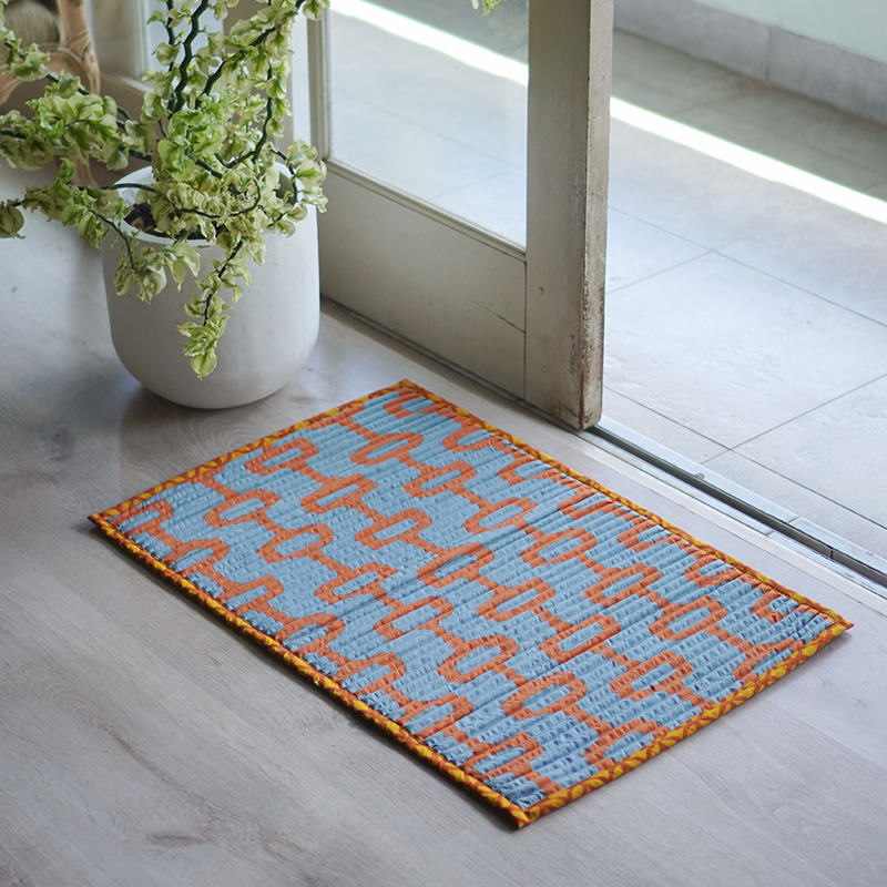 Blue Spice Corded Mat