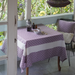 Mocha Cotton & Linen Tablecloth - Sale Homewares