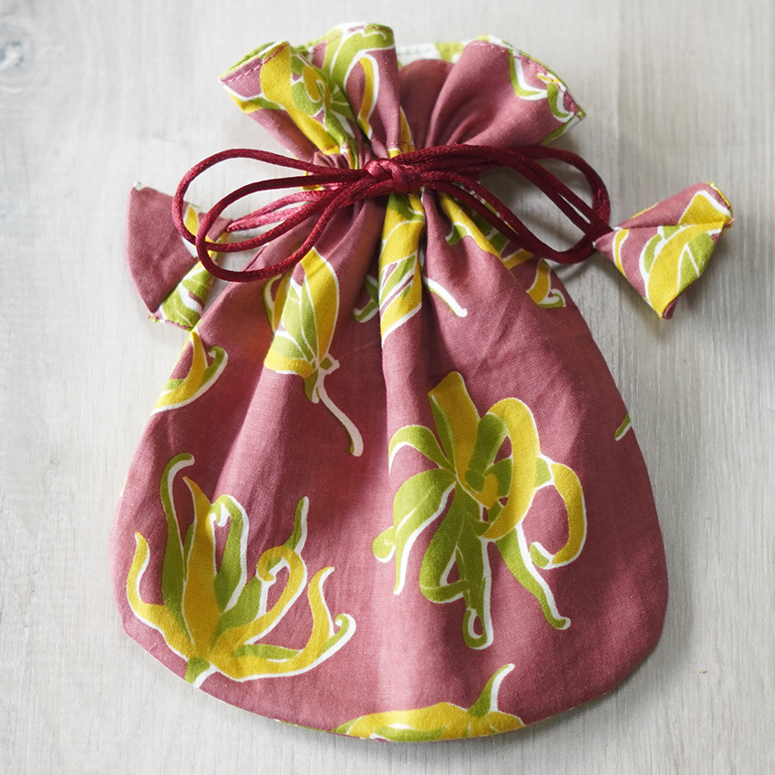 Ylang Ylang Mulberry Drawstring Bag, Small - SALE CLOTHING & KIDS