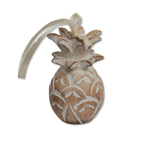 Pineapple Ornament Natural Finish