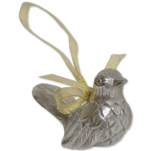 Silver Bird Ornament - SALE HOMEWARES