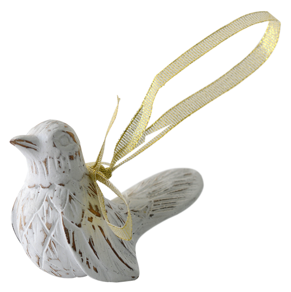 White Bird Ornament