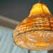 Bell Pedant Palm Turmeric Faun Lampshade - SALE HOMEWARES