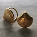 Bronze Shell Napkin Rings