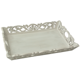 White Tray, 2 Sizes - SALE HOMEWARES