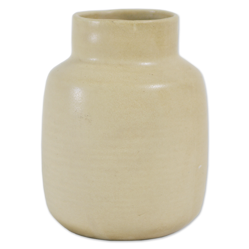 Natural Ochre Ceramic Bud Vase - SALE HOMEWARES