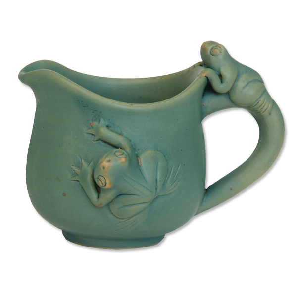 Celadon Ceramic Frog Mini Creamer