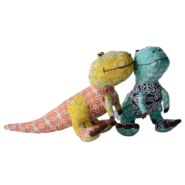 Patchwork Dinosaurus Warna Keren