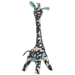 Indigo Scrappy Patchwork Giraffe