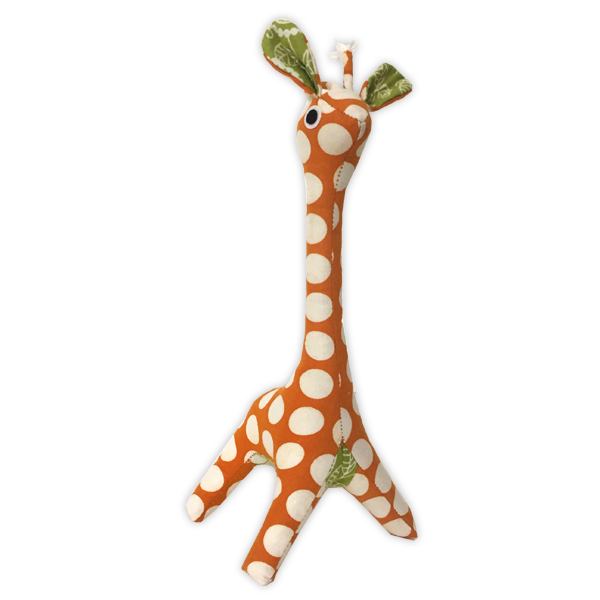 Spice Scrappy Patchwork Baby Giraffe