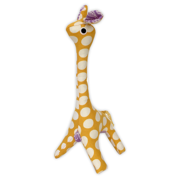 Yellow Scrappy Patchwork Giraffe, Baby