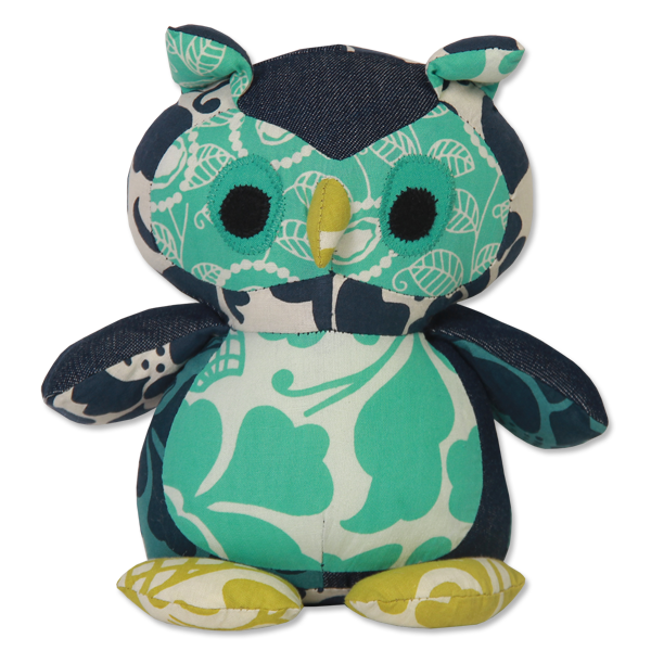 Cool Scrappy Patchwork Owl