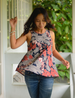 Orchid Coral Navy Swing Top, Small - SALE CLOTHING & KIDS
