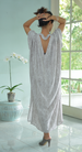 Toraja Grey Kaftan Dress, 1 size