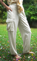 Eco-Rayon & Linen Cargo Pants, 3 sizes