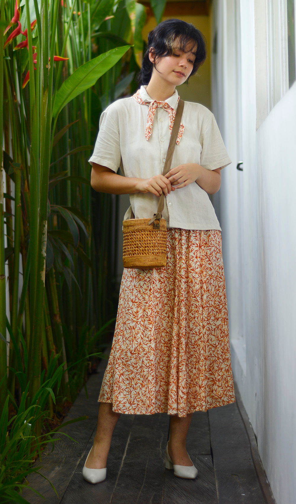EcoDeluxe Bamboo Spice Flowy Skirt, 2 sizes - SALE CLOTHING & KIDS