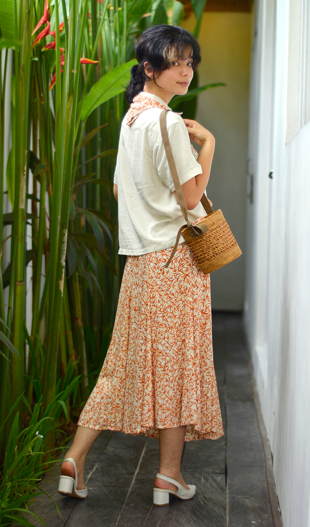 EcoDeluxe Bamboo Spice Flowy Skirt, 2 sizes - SALE CLOTHING & KIDS