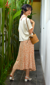 EcoDeluxe Bamboo Spice Flowy Skirt, 2 sizes - SALE CLOTHING & KIDS