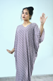 Double Rings Mocha Kaftan Dress, 1 size - SALE CLOTHING & KIDS