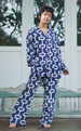 EcoDeluxe Space Indigo Pajama Pants, 3 sizes