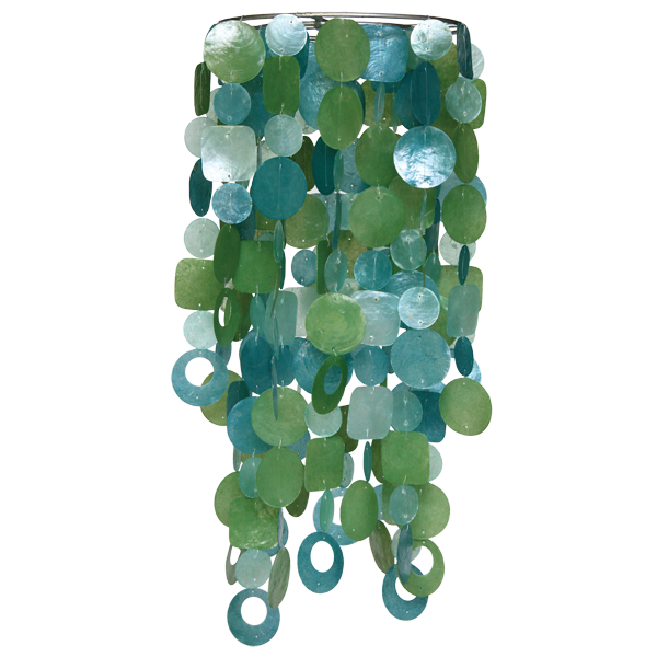 Tide Pool Teal Chandelier Chime