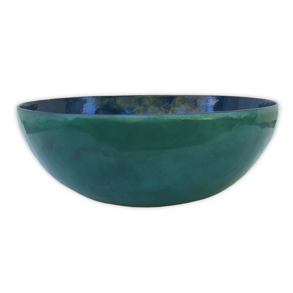 Water Capiz Shell Salad Bowl