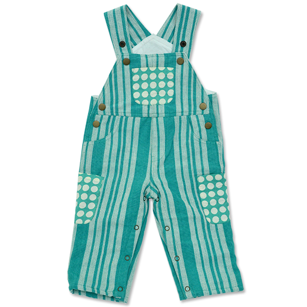 Turquoise Hand Loomed Overalls - SALE CLOTHING & KIDS