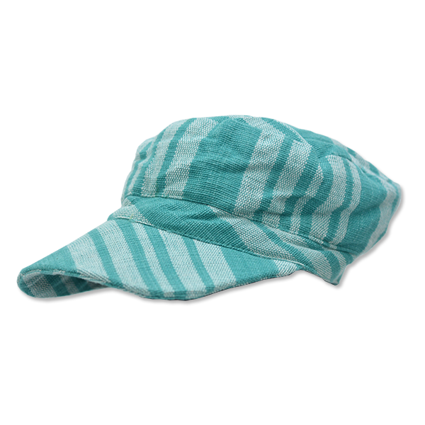 Turquoise Hand Loomed Cap - SALE CLOTHING & KIDS