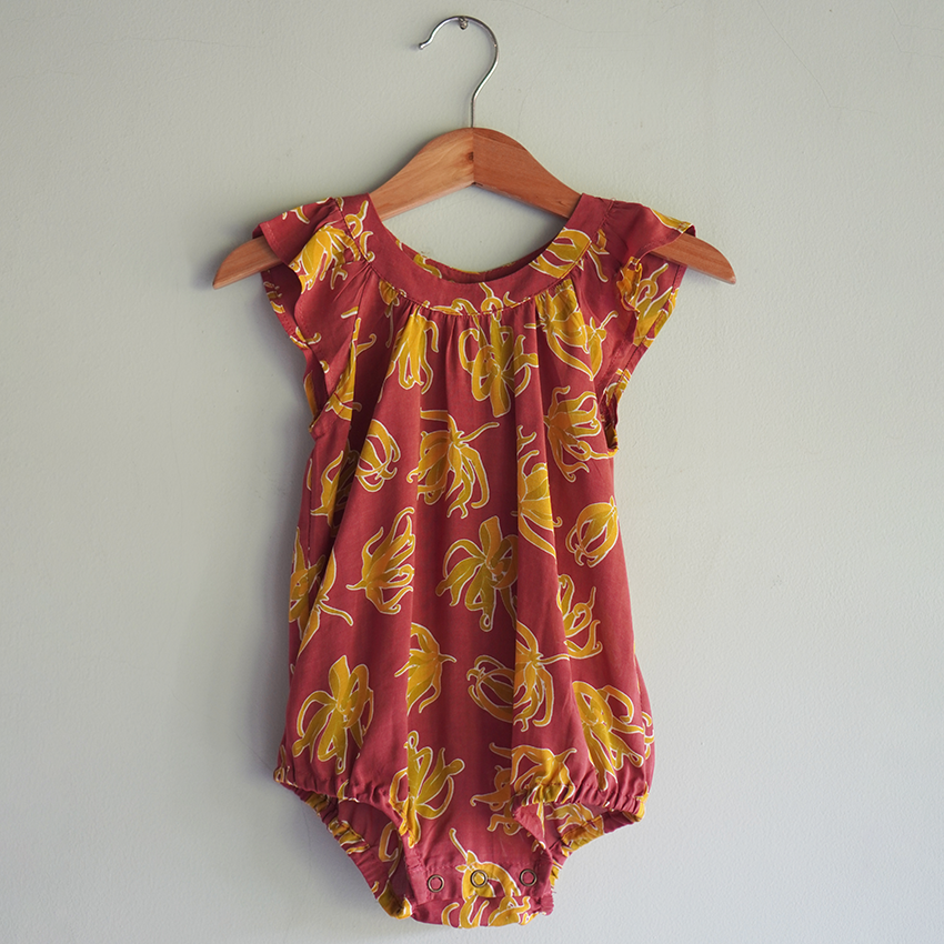 Ylang Ylang Mulberry Rayon Romper, 3 sizes - SALE CLOTHING & KIDS