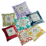 Chakra Vetiver Sachet Pillows, set of 7