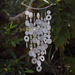 White Inverted Arch Capiz Wind Chime