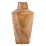 Natural Suar Wood Vase in 2 sizes - Sale Homewares