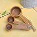 Suar Wood Measuring Spoons - set/3