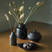 Black Ceramic Bud Vase - Sale Homewares