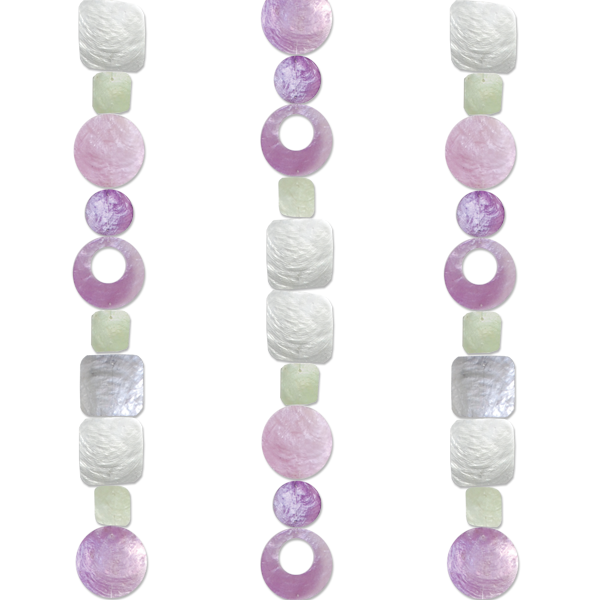 Lilac Capiz Shell Strand