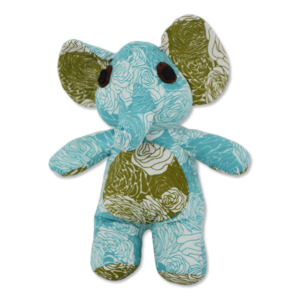 Flowers Cool Patchwork Baby Elephant