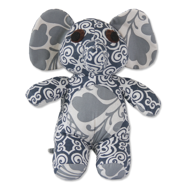 Indigo Scrappy Patchwork Baby Elephant - SALE CLOTHING & KIDS